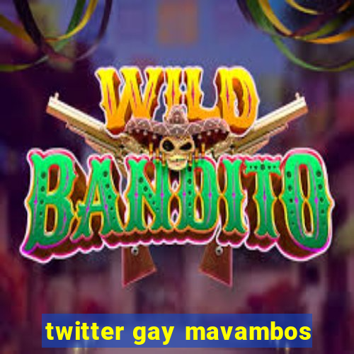 twitter gay mavambos